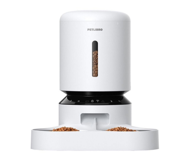 Petlibro DOZOWNIK KARMY GRANARY Z PODWÓJNĄ MISKĄ, WIFI, 5L(BIAŁY) - 1515033 - zdjęcie 2